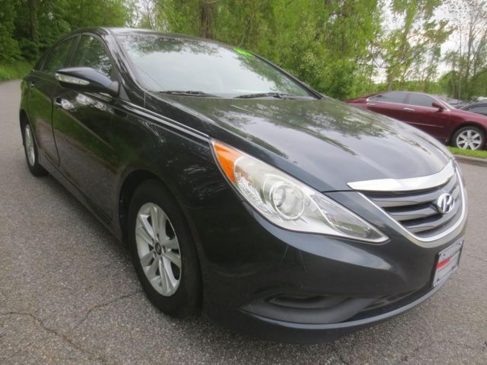 2014 Blue /Gray Hyundai Sonata GLS (5NPEB4AC5EH) with an 2.4L L4 DOHC 16V engine, 6-Speed Automatic transmission, located at 270 US Route 6, Mahopac, NY, 10541, (845) 621-0895, 41.349022, -73.755280 - Photo #1